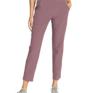 NWT Eddie Bauer Traveler Ankle Pant in Pink | XL